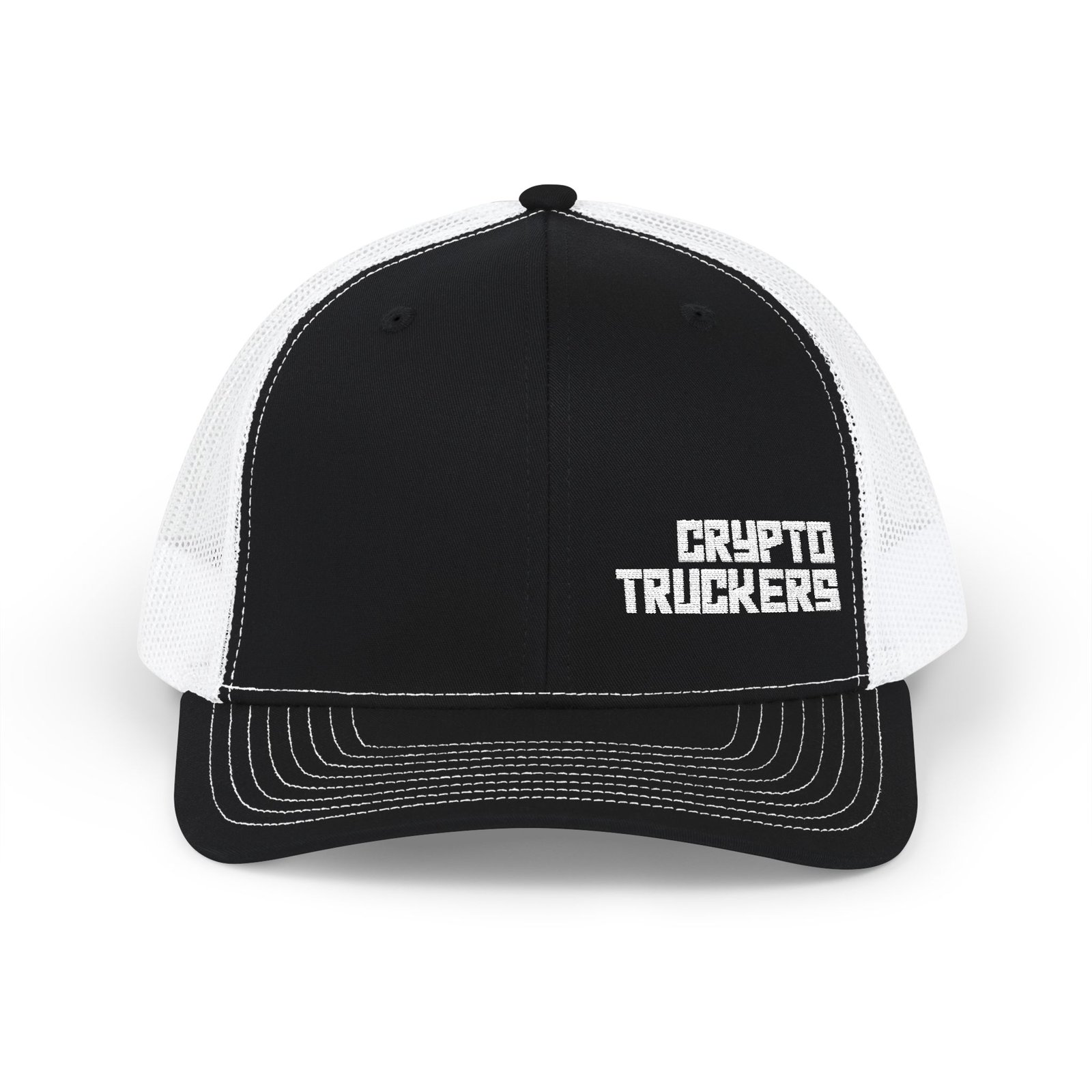Crypto Truckers 'Stacked' | Embroidered Richardson 112 Trucker Hat